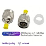 N Male to SMA Female Connector
