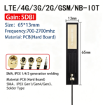 LTE/4G/3G/2G/GSM/NB-10T Built-in Antenna