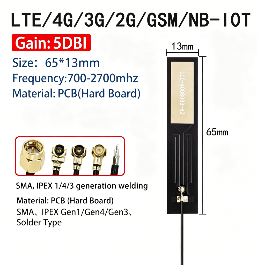 LTE/4G/3G/2G/GSM/NB-10T Built-in Antenna