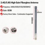 2.4G/5.8G/2.4G/5G High Gain Fiberglass Antenna