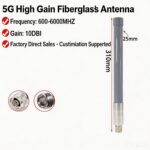 2.4G/5.8G/2.4G/5G High Gain Fiberglass Antenna