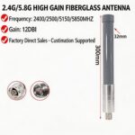 2.4G/5.8G/2.4G/5G High Gain Fiberglass Antenna