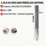 2.4G/5.8G/2.4G/5G High Gain Fiberglass Antenna