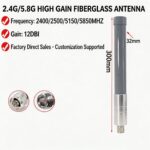 2.4G/5.8G/2.4G/5G High Gain Fiberglass Antenna