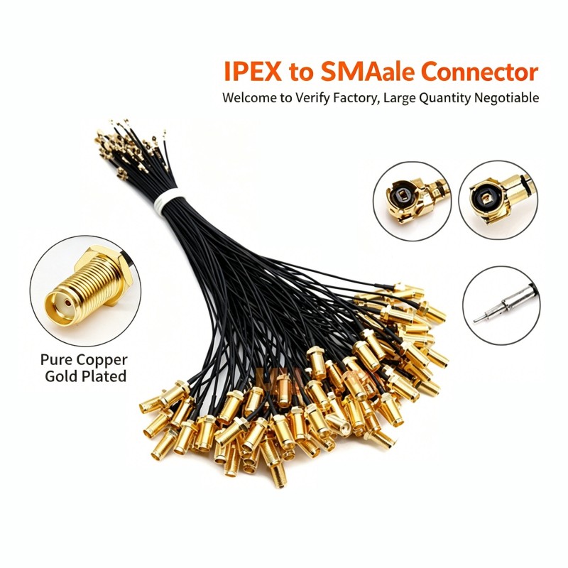 SMA Mother Head Outer Threaded Inner Hole/Inner Needle