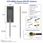 1575.42MHz Passive GPS FPC Antenna | 37×15mm Embedded Antenna