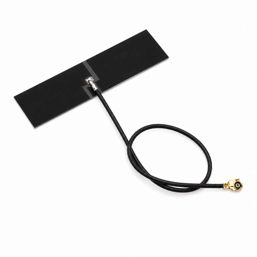 2.4GHz 5dBi Internal FPC Antenna with IPEX Connector | 42×12mm Adhesive Antenna