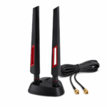 2.4GHz 5GHz 6GHz 10dBi Tri-Band Dual Desktop WiFi Antenna