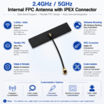2.4GHz / 5GHz Internal FPC Antenna with IPEX Connector
