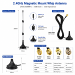 2.4GHz Magnetic Mount Whip Antenna 5dBi External Antenna