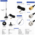 433MHz Magnetic Mount Antenna for Wireless Data Communication