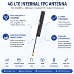 4G LTE Full Band Internal FPC Antenna 700-2700MHz 6dBi Flexible PCB Antenna