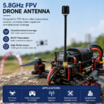5.8GHz FPV Drone Antenna with SMA Connector | 3.5dBi RHCP Antenna