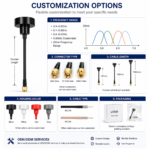 5.8GHz FPV Drone Antenna with SMA Male Connector | Omnidirectional UAV Antenna