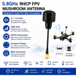 5.8GHz RHCP 3dBi FPV Mushroom Antenna with SMA Connector