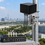5G 4×4 MIMO Antenna with SMA Connectors | IP67 Screw Mount Antenna