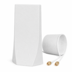 600–6000 MHz 4G 5G Indoor Wideband Antenna with Dual Cable