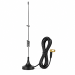 600–6000 MHz 12 dBi Magnetic Mount Antenna with SMA Right-Angle Male
