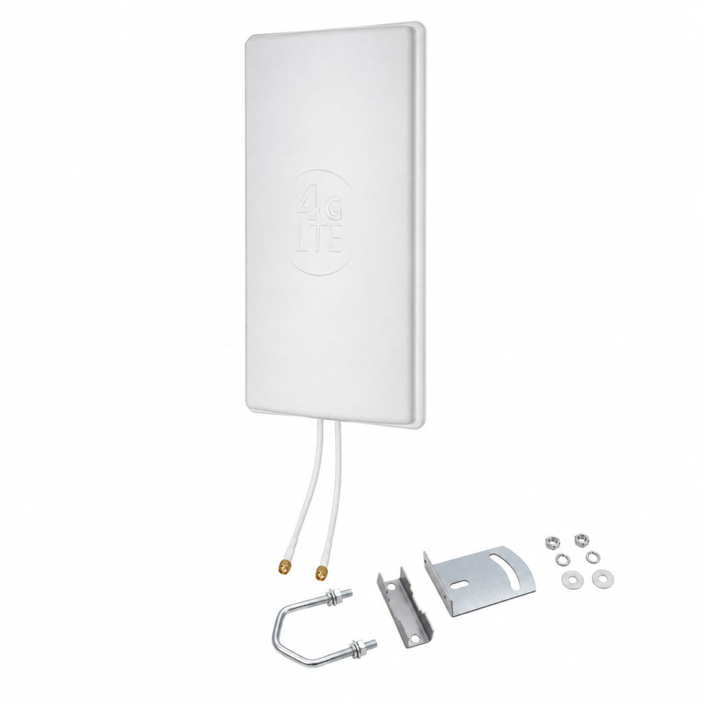 698–2700MHz MIMO Panel Antenna with SMA Male Connector | Outdoor Directional LTE Antenna