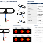 868/915MHz FPV Drone Antenna | Omnidirectional UAV Antenna with SMA Connector