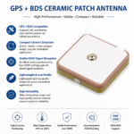 GPS + BDS Ceramic Patch Antenna | Compact GNSS Positioning Antenna with Stable RF Performance