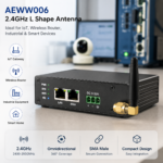 AEWW006 Compact L Shape 2.4GHz SMA Male Antenna