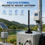 433/315/470MHz Magnetic Mount Antenna with SMA Connector | Sub-GHz IoT Communication Antenna