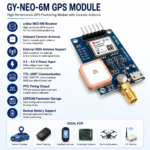 NEO-6M GPS Positioning Module with Ceramic Antenna and SMA Connector