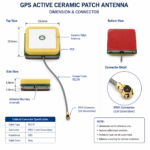 GPS Active Ceramic Patch Antenna with IPEX Connector | Embedded GNSS Antenna Solution