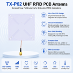 TX-P62 UHF RFID PCB Near Field Antenna 902-928MHz Circular Polarized RFID Antenna