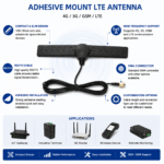 Adhesive Mount LTE Antenna 4G 3G GSM LTE Flexible PCB Antenna with SMA Connector