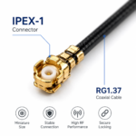 915MHz / 2.4GHz T-Shaped UAV Antenna with IPEX-1 Connector