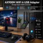 AX900M WiFi 6 USB Adapter with Bluetooth 5.4 | Dual Band 2.4GHz & 5.8GHz