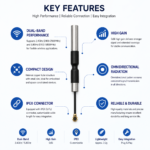 2.4GHz/5.8GHz Dual-Band Internal Antenna | 5dBi IPEX Copper Tube Antenna