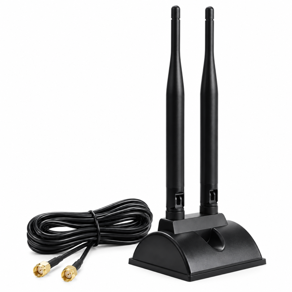 2.4GHz 5.8GHz Dual Band MIMO Antenna with SMA Connector