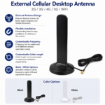 External Cellular Desktop Antenna for 2G 3G 4G 5G & WiFi