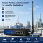 High Gain Fiberglass Omnidirectional Antenna with N-Type Connector