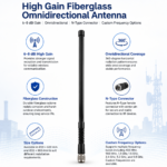 High Gain Fiberglass Omnidirectional Antenna with N-Type Connector