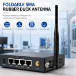 Foldable SMA Rubber Duck Antenna for Wireless Communication Equipment