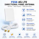 698–2700MHz 4G LTE Directional Panel Antenna | 19dB External Antenna