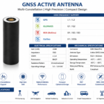Multi-Constellation GNSS Active Antenna with SMA Connector | High Precision Navigation Antenna