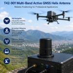Multi-Band GNSS Helix Antenna with SMA Connector | Active GPS BeiDou GLONASS Galileo Antenna