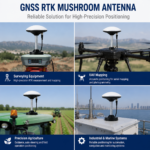 GNSS RTK Mushroom Antenna with TNC Connector | Full-Band High Precision Positioning Antenna