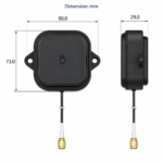 L1+L5 GNSS Positioning Antenna with SMA Male Connector | Dual-Band GNSS Antenna