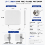 LT-TX1605 3dBi UHF RFID Panel Antenna 860-960MHz