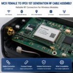 MCX Female to IPEX 1st Generation RF Cable Assembly