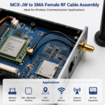 IPEX to SMA Female RF Coaxial Cable Assembly 0-6GHz with RG1.13 Cable
