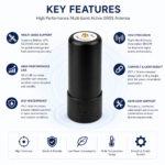 Multi-Band Active GNSS Helical Antenna for GPS BDS GLONASS Galileo