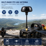 Multi-Band FPV UAV Antenna 806-960MHz / 1710-2700MHz / 3300-3700MHz