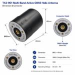 Multi-Band GNSS Helix Antenna with SMA Connector | Active GPS BeiDou GLONASS Galileo Antenna